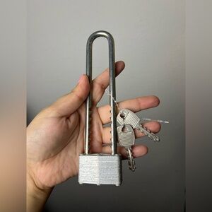 Masterlock adjustable padlock with keys